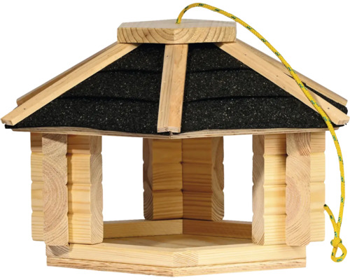 Vogelfutterhaus Nero zum Aufhängen 400x345 mm schwarz