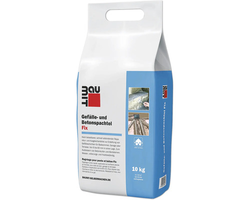 Ragréage pour pente et béton Baumit Fix 10 kg Sac d''enduit de pente et de béton, 10 kilogrammes