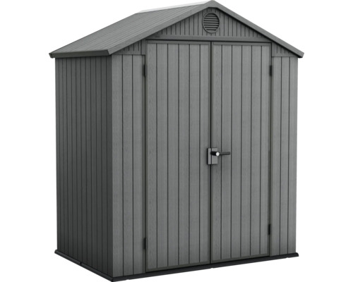 Abri de jardin avec double porte pour ranger les outils de jardin