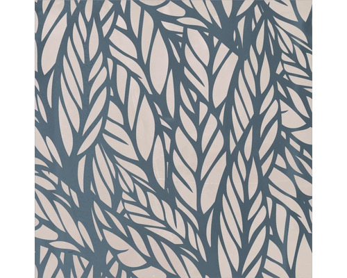 Carreau décoratif avec motif de feuilles