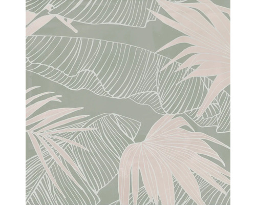 Papier peint à motif de feuilles