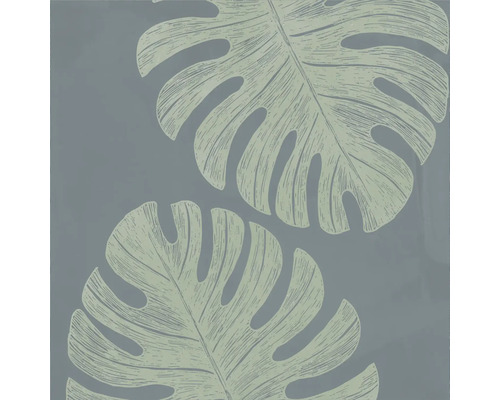 Papier peint avec motif de feuilles de Monstera