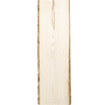 Unbehandelte Holzbohle mit Baumkante