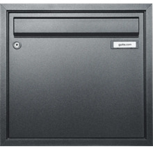 Briefkasten mit Schloss und Gutta Logo