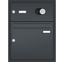 Briefkasten mit Sprechanlage und Zeitungsfach