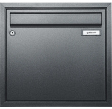 Briefkasten aus Metall mit Schloss und Einwurfschlitz