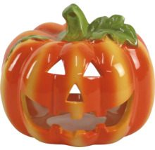 Photophore citrouille en céramique pour décoration d''Halloween