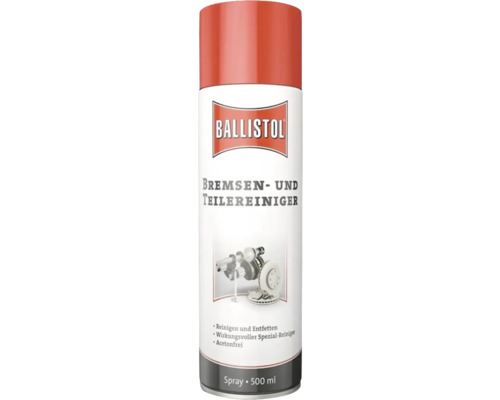Nettoyant pour freins et pièces Ballistol 500 ml Nettoyant pour freins Ballistol en aérosol de 500 millilitres