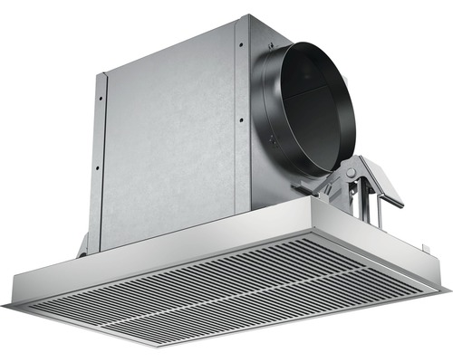 Module de recyclage hotte plafond avec filtre à charbon actif Bosch Clean Air Plus haut rendement acier inoxydable DIZ1JC5C6