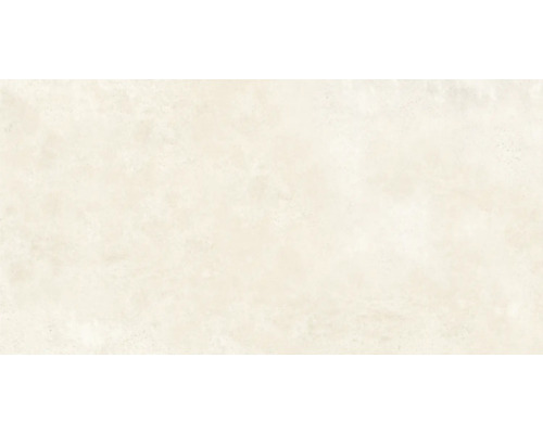 Carrelage sol et mur en grès cérame fin LONE beige 60,5 x 121 x 0,9 cm rectifié Gros plan d''une surface de plâtre de couleur claire