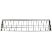 Einzelstufe für Aussentreppe Pertura Tallis Gitterrost für einfache Unterkonstruktion 100x23x3 cm
