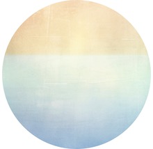 Kreisförmige Illustration mit Farbverlauf