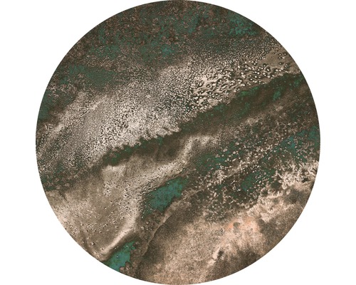 Fototapete selbstklebend D1-026 Dot Cuivre Ø 125 cm Dekorplatte mit abstraktem Muster