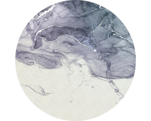 Fototapete selbstklebend D1-004 Dot Fabled INK Ø 125 cm Abstrakte Illustration mit Marmoreffekt