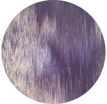 Kreisförmiges abstraktes Kunstwerk mit vertikalen Linien