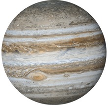 Fotografie des Planeten Jupiter