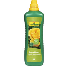 FloraSelf Engrais pour rosiers, bouteille de 1 litre
