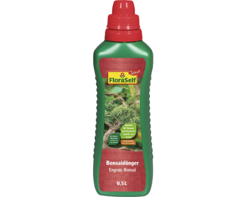 Engrais liquide pour bonsaïs en bouteille de 0,5 litre