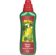 Engrais pour citronniers FloraSelf, bouteille de 0,5 litre pour agrumes