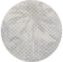 Tapis rond à motif coquillage