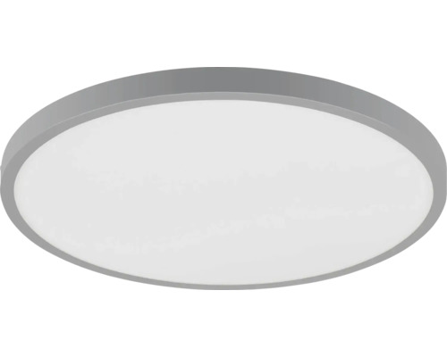 Plafonnier Fueva 6 LED 17 W 2900 lm rond nickel mat