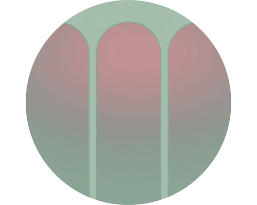 Fototapete selbstklebend D1-001 Dot Three Doors Ø 125 cm Abstraktes Fensterbild