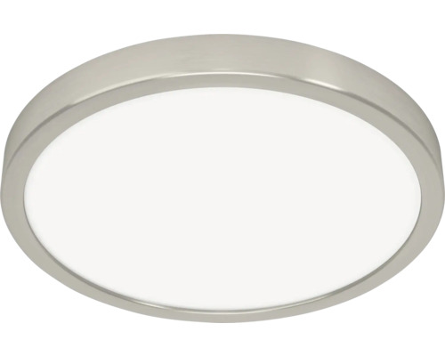 Plafonnier Fueva 6 LED 14.2 W 2000 lm rond nickel mat