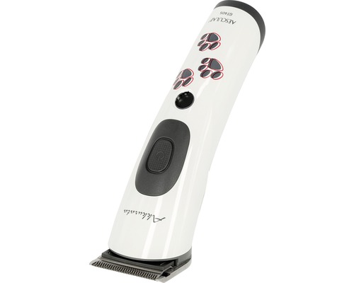 Tondeuse sans fil pour animaux avec motif d''empreintes de pattes