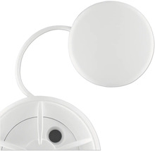 Vue détaillée d''une lampe blanche