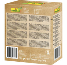 Emballage d''engrais vert FloraSelf Phacelia avec des informations sur l''utilisation et la composition