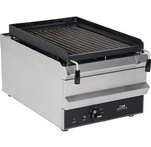 Barbecue électrique pro 4500 W 40x66,1x30 cm pierre de lave