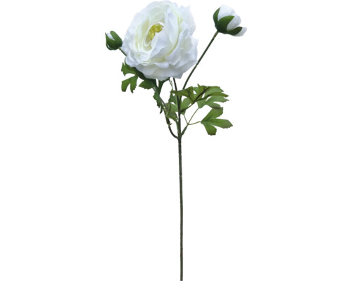 Fleur artificielle Lotus 50 cm blanc