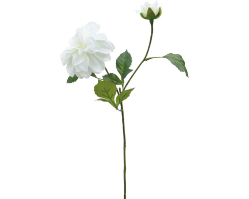 Fleur artificielle Dahlia 64 cm blanc