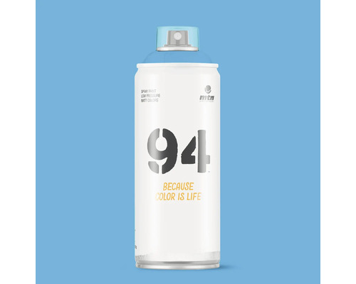 Peinture aérosol MTN Montana 94 RV-245 Cyan 400 ml Peinture aérosol MTN 94 en bombe