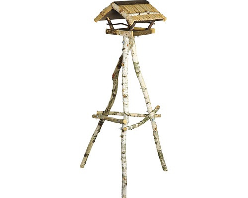 Vogelfutterhaus Birke mit Ständer 35 x 32 x 118 cm Vogelfutterhaus Birke mit Ständer 35 x 32 x 118 cm