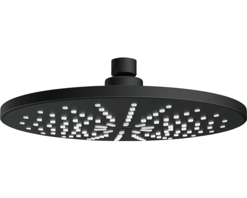 Pomme de douche ronde noire
