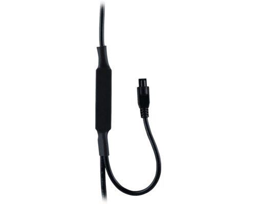 Câble d''alimentation noir avec prise