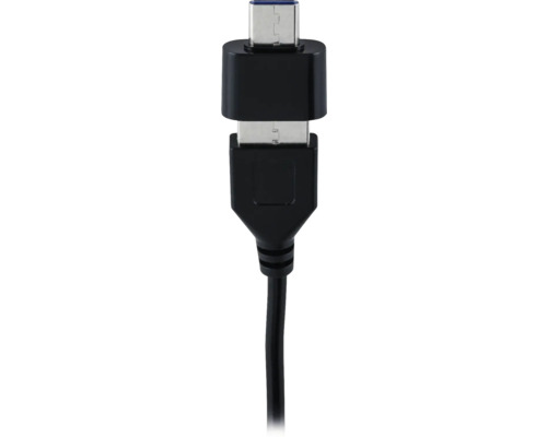 Câble USB avec connexion USB-A et USB-C