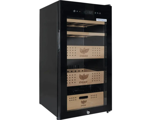 Armoire à cigares Kibernetik HU85 Humidor lxhxp 42x84x45 cm noir