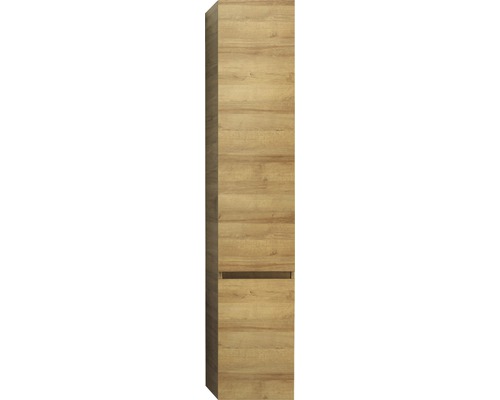 Armoire haute pelipal Napoli/Cavallino/Milano lxhxp 35x169x33 cm chêne riviera Armoire haute avec une porte et un tiroir au décor bois