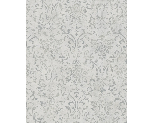 Papier peint intissé 34292 City Glow ornement gris argent Papier peint à motif floral