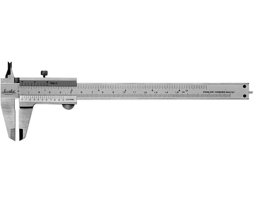 Pied à coulisse en acier inoxydable avec échelle de mesure