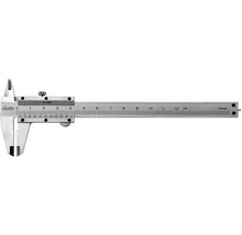 Pied à coulisse en métal avec échelle en centimètres