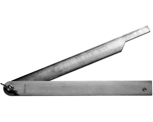 Rapporteur d''angle en métal, 250 mm