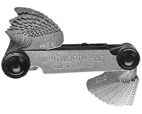 Gabarit de filetage pour mesurer le pas de filetage