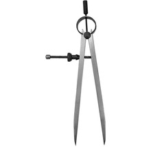 Compas à pointes sèches en métal avec réglage fin