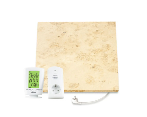 Chauffage infrarouge en marbre avec thermostat et prise radio