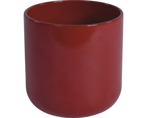 Cache-pot Natalya Ø 13 H 12,6 cm rouge