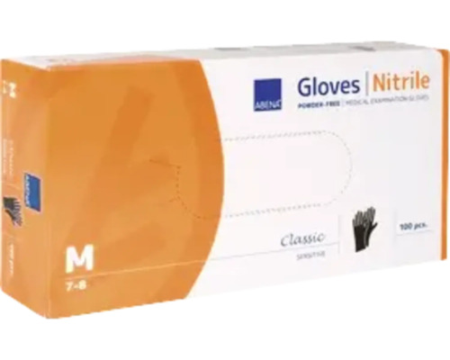 Gants de protection jetables Classic nitrile taille M bleu 100 pièces