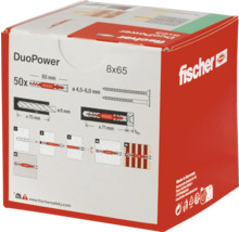 Fischer DuoPower Dübel 8x65 im 50er Pack